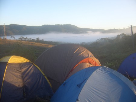 Acampamento - Cachoeira do Tabuleiro